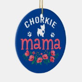チョーキーママギフトウィメンズチョーキー愛犬家 セラミックオーナメント (右)