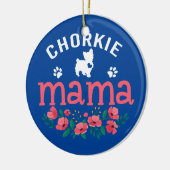 チョーキーママギフトウィメンズチョーキー愛犬家 セラミックオーナメント (左)
