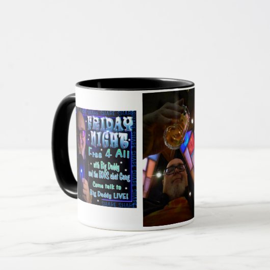 チョークあなたの鶏のFaceBookLiveのコーヒー・マグ マグカップ (正面左)