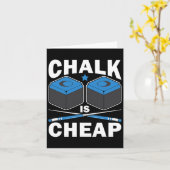 チョークおもしろいは安いプール選手ビリヤード・ビリヤード カード (黄色い花)