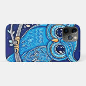 チョークお洒落フクロウ Case-Mate iPhoneケース (裏面(横))