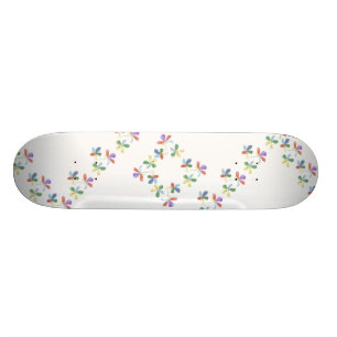 チョークそっくりの花 スケートボード