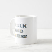 チョークとチーズ コーヒーマグカップ (正面左)