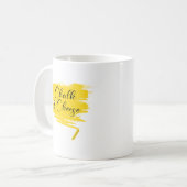 チョークとチーズ コーヒーマグカップ (正面左)