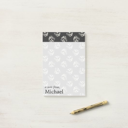 チョークによって描かれるヨットパターン|はあなたの名前を加えます ポストイット (デスク上)