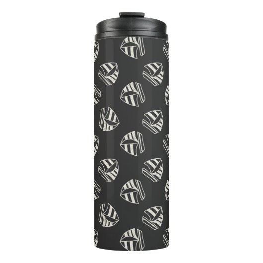 チョークによって描かれるヨットパターン タンブラー (正面)