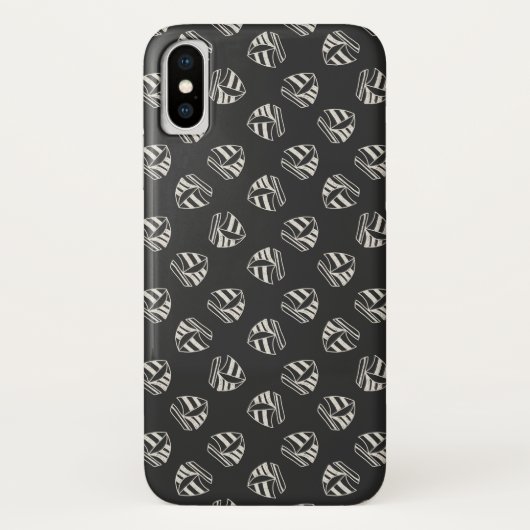 チョークによって描かれるヨットパターン Case-Mate iPhoneケース (裏面)