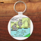 チョークの概要おもしろい警察の贈り物と収集品 キーホルダー (正面)