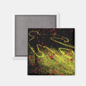 チョークの輪郭 マグネット (正面/裏面)