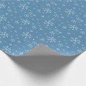 チョークの雪片の包装紙 ラッピングペーパー (角)