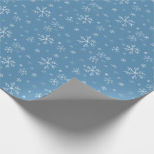 チョークの雪片の包装紙