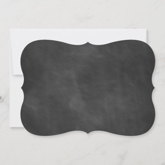 チョークのSweet sixteenの招待状のピンクのランタン 招待状 (裏面)