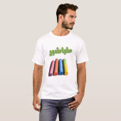チョークアップ – Classroom Vibes طباشير المدرسة Tシャツ (正面フル)