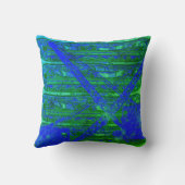 チョークアートブルーグリーンクレーン運転士 クッション (裏面)