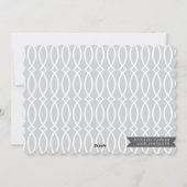 チョークエレガントボモダンードクリスマスフォトカード シーズンカード (裏面)