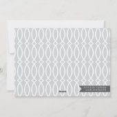 チョークエレガントボモダンードクリスマスフォトカード シーズンカード (裏面)