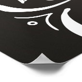 チョークエレガントボードバプテスマ歓迎 ポスター (角)