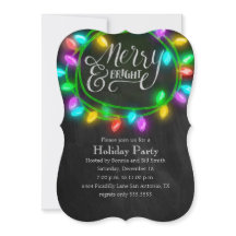 チョークカラフルとブライトメリーライトホリデイ