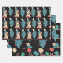 チョーククリスマスドッグドードルズフェスティバルホリデー