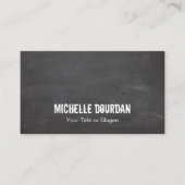 チョーククールボードルッグランジクブラック 名刺 (正面)