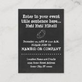 チョークサッカー 名刺 (裏面)