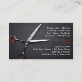 チョークシザーヒップスター理容師店 名刺 (裏面)