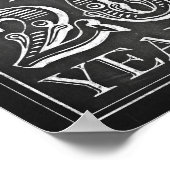 チョークスタイル応援から20年署名プリント ポスター (角)