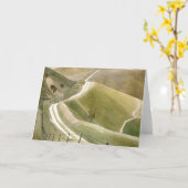 チョークパスバイエリックラヴィリウス カード (黄色い花)