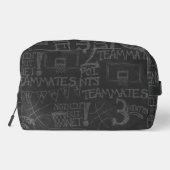 チョークパーソナライズされたボードバスケットボールとフープ ドップキット (裏面)