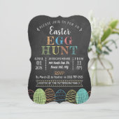 チョークファンシーボードイースターエッグ狩り 招待状 (スタンド正面)