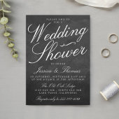 チョークファンシーボードウェディングシャワー招待状 招待状