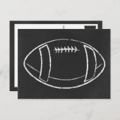 チョークフットボール ポストカード (正面/裏面)