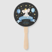 チョークベイビーぞう スター 風船 両面 ハンドファン (裏面)