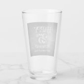 チョークボードで25周年を迎える タンブラーグラス (裏面)