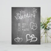 チョークボードに私のバレンタイン (スタンド正面)