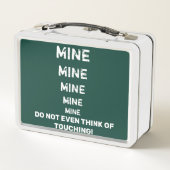 チョークボードルックドノットTouch メタルランチボックス (裏面)