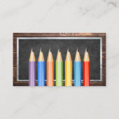 チョークボード先生教育学校 名刺 (裏面)