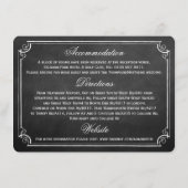 チョークボード ホットエアバルーン ウェディングコレクション エンクロージャーカード (裏面)