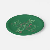 チョークミスタントパターン ペーパープレート (アングル)