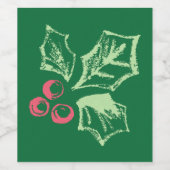 チョークミスタントパターン ワインラベル (シングルラベル)