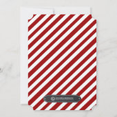 チョークモダンボードフォトカードデザイン 招待状 (裏面)