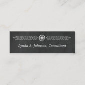 チョークモダンボードプロフェッショナル スキニー名刺 (正面)