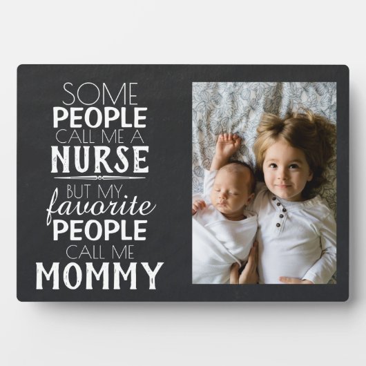 チョークモダンボードマザーズデイカスタムフレームプラーク フォトプラーク (正面)