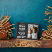 チョークモダンボードマザーズデイカスタムフレームプラーク フォトプラーク (側面)