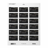 チョークモダンボード住所 シール (フルシート)