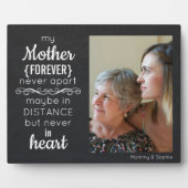 チョークモダンボード母は永遠に離れない写真 フォトプラーク (正面)