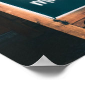 チョークユーモアのあるボード引用文レッドコーヒーマグのキッチン ポスター (角)