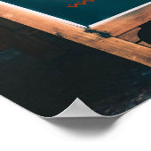 チョークユーモアのあるボード引用文レッドコーヒーマグのキッチン ポスター (角)