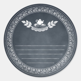 チョークレトロヴィンテージレシピ及びベーキングギフトシール ラウンドシール