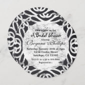 チョークヴィンテージフレームエレガントブライダル招待状 招待状 (正面/裏面)